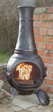 The Basketweave Chiminea Black £105